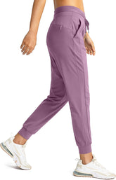 Women'S Joggers Pants with Zipper Pockets High Waisted Athletic Tapered Sweatpants for Women Workout Lounge